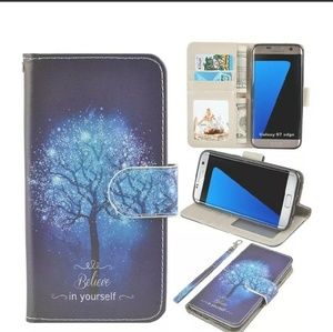 UrSpeedtekLive S7 Edge Case, Galaxy S7 Edge Wallet